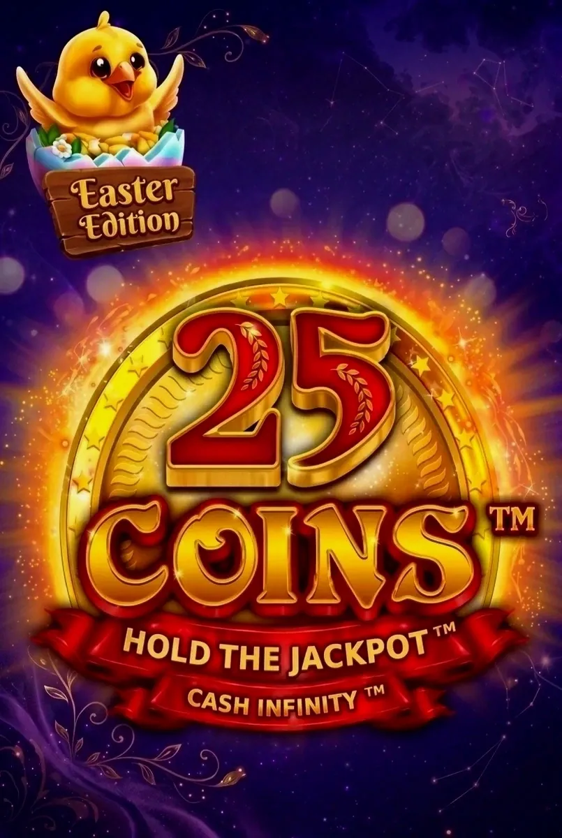 25 coins hold the jackpot cash infinity