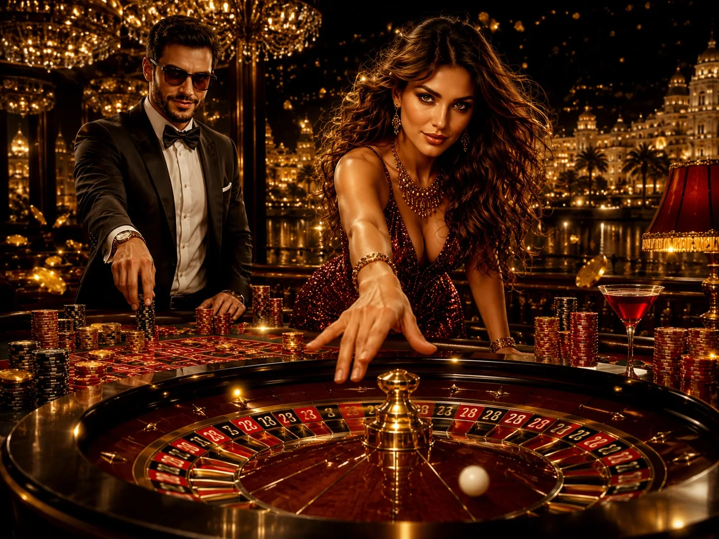 Golden Roulette Casino Victory Night